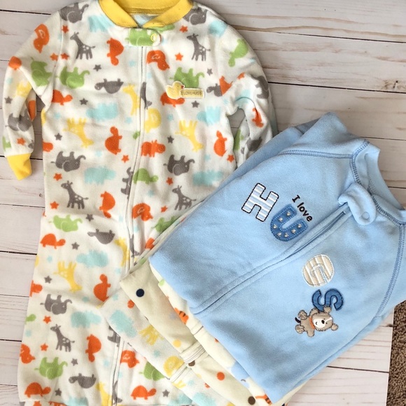 fleecy sleepsuits